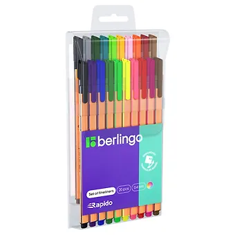 Ручки капиллярные 20цв 